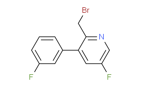 AM78830 | 1227562-35-7 | 2-Bromomethyl-5-fluoro-3-(3-fluorophenyl)pyridine