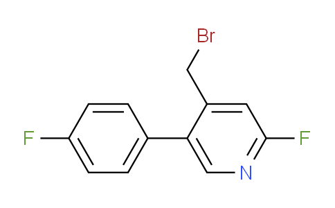 4-Bromomethyl-2-fluoro-5-(4-fluorophenyl)pyridine
