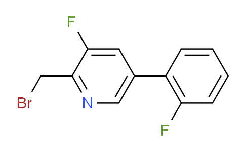 2-Bromomethyl-3-fluoro-5-(2-fluorophenyl)pyridine