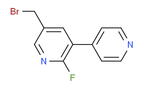 AM78860 | 1227601-61-7 | 3-Bromomethyl-6-fluoro-5-(pyridin-4-yl)pyridine