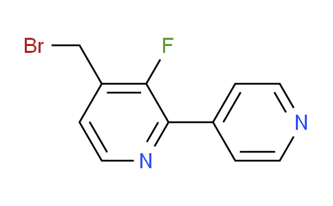 4-Bromomethyl-3-fluoro-2-(pyridin-4-yl)pyridine
