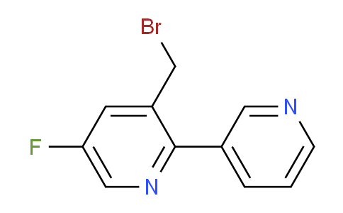 3-Bromomethyl-5-fluoro-2-(pyridin-3-yl)pyridine