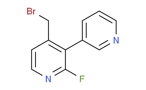 4-Bromomethyl-2-fluoro-3-(pyridin-3-yl)pyridine
