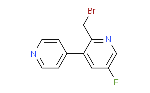 AM78882 | 1227590-52-4 | 2-Bromomethyl-5-fluoro-3-(pyridin-4-yl)pyridine