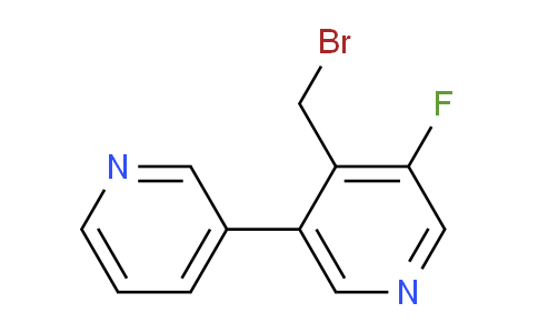 4-Bromomethyl-3-fluoro-5-(pyridin-3-yl)pyridine