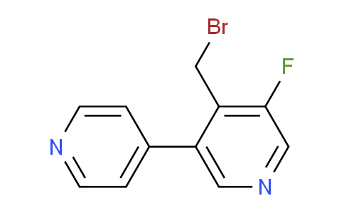 4-Bromomethyl-3-fluoro-5-(pyridin-4-yl)pyridine
