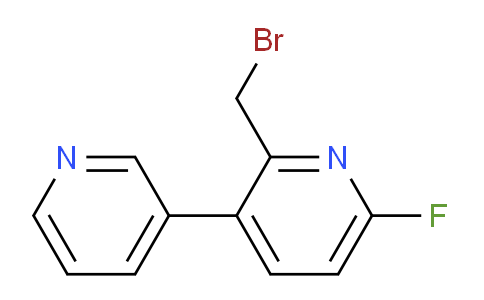 2-Bromomethyl-6-fluoro-3-(pyridin-3-yl)pyridine