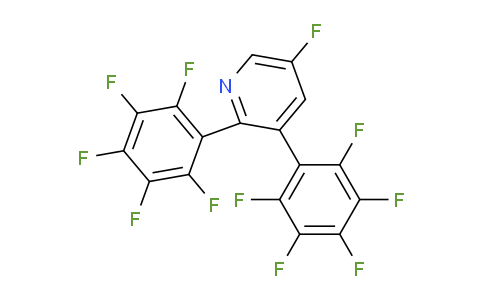 2,3-Bis(perfluorophenyl)-5-fluoropyridine