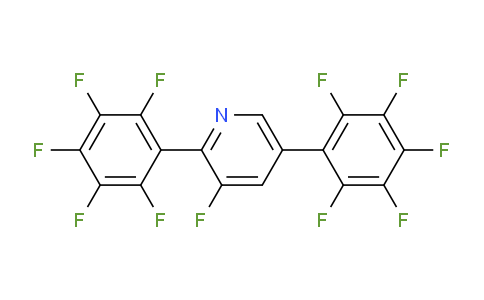 2,5-Bis(perfluorophenyl)-3-fluoropyridine