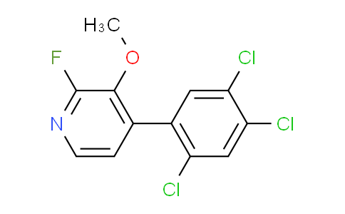 AM79165 | 1261681-22-4 | 2-Fluoro-3-methoxy-4-(2,4,5-trichlorophenyl)pyridine