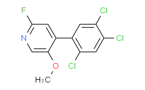 AM79167 | 1261511-94-7 | 2-Fluoro-5-methoxy-4-(2,4,5-trichlorophenyl)pyridine
