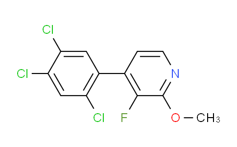 AM79170 | 1261644-03-4 | 3-Fluoro-2-methoxy-4-(2,4,5-trichlorophenyl)pyridine