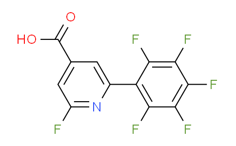 2-Fluoro-6-(perfluorophenyl)isonicotinic acid