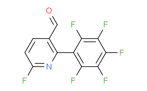 6-Fluoro-2-(perfluorophenyl)nicotinaldehyde