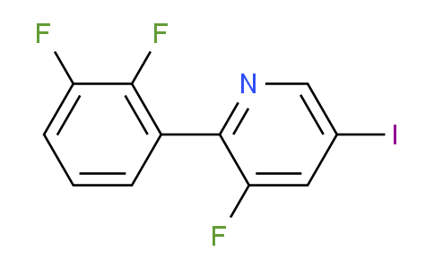 2-(2,3-Difluorophenyl)-3-fluoro-5-iodopyridine