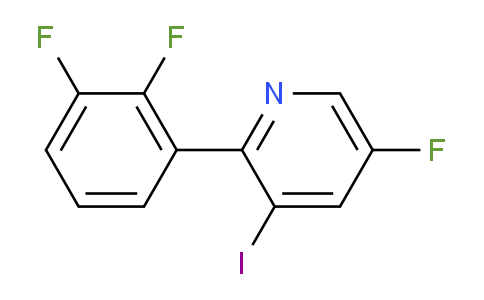2-(2,3-Difluorophenyl)-5-fluoro-3-iodopyridine