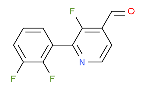 2-(2,3-Difluorophenyl)-3-fluoroisonicotinaldehyde