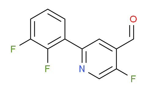 2-(2,3-Difluorophenyl)-5-fluoroisonicotinaldehyde