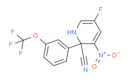 AM79239 | 1261557-14-5 | 5-Fluoro-2-Cyano-3-nitro-2-(3-(trifluoromethoxy)phenyl)pyridine