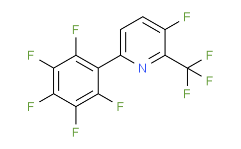 3-Fluoro-6-(perfluorophenyl)-2-(trifluoromethyl)pyridine