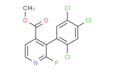 Methyl 2-fluoro-3-(2,4,5-trichlorophenyl)isonicotinate