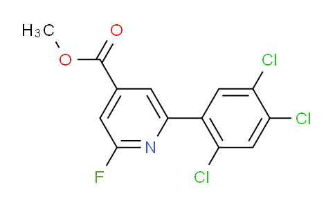 Methyl 2-fluoro-6-(2,4,5-trichlorophenyl)isonicotinate