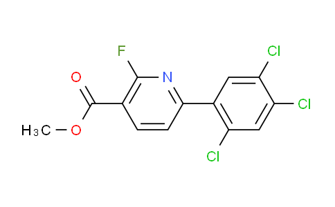 Methyl 2-fluoro-6-(2,4,5-trichlorophenyl)nicotinate