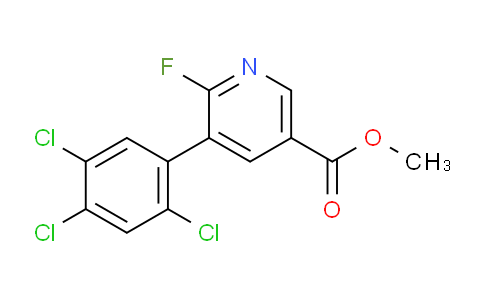 AM79385 | 1261757-06-5 | Methyl 6-fluoro-5-(2,4,5-trichlorophenyl)nicotinate