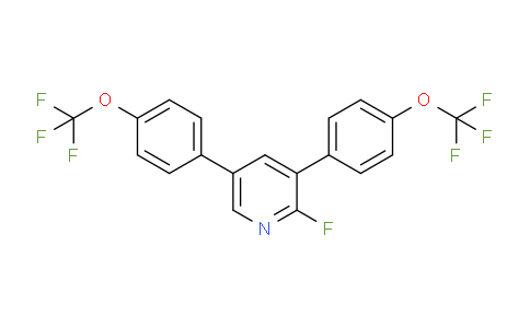 AM79423 | 1261754-57-7 | 3,5-Bis(4-(trifluoromethoxy)phenyl)-2-fluoropyridine