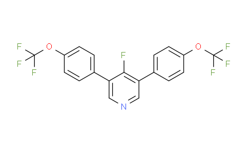 AM79424 | 1261830-99-2 | 3,5-Bis(4-(trifluoromethoxy)phenyl)-4-fluoropyridine