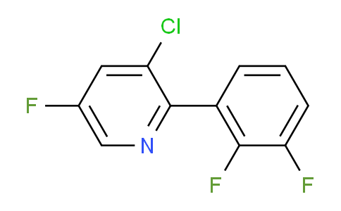 3-Chloro-2-(2,3-difluorophenyl)-5-fluoropyridine