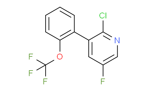 AM79448 | 1261651-42-6 | 2-Chloro-5-fluoro-3-(2-(trifluoromethoxy)phenyl)pyridine