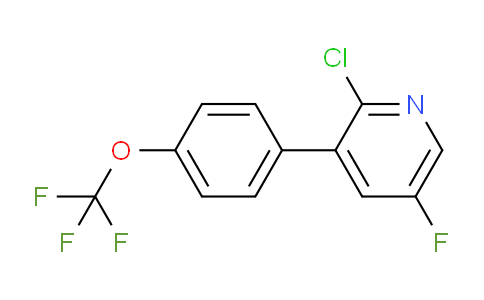 AM79450 | 1261446-91-6 | 2-Chloro-5-fluoro-3-(4-(trifluoromethoxy)phenyl)pyridine