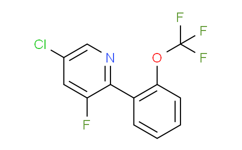 AM79469 | 1261778-95-3 | 5-Chloro-3-fluoro-2-(2-(trifluoromethoxy)phenyl)pyridine