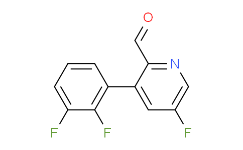 3-(2,3-Difluorophenyl)-5-fluoropicolinaldehyde