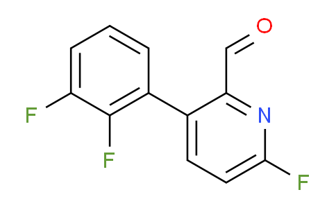 3-(2,3-Difluorophenyl)-6-fluoropicolinaldehyde