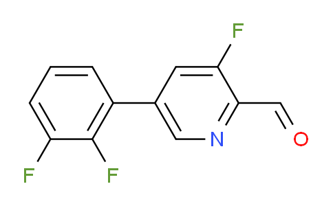 5-(2,3-Difluorophenyl)-3-fluoropicolinaldehyde