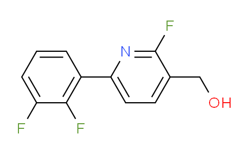 6-(2,3-Difluorophenyl)-2-fluoropyridine-3-methanol