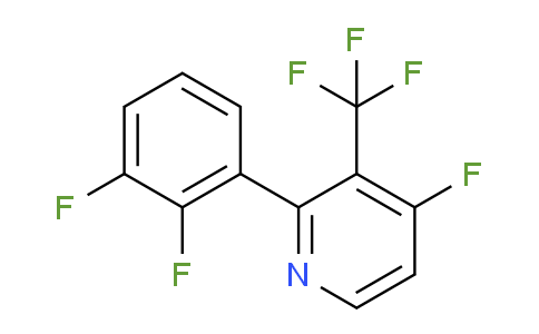 2-(2,3-Difluorophenyl)-4-fluoro-3-(trifluoromethyl)pyridine