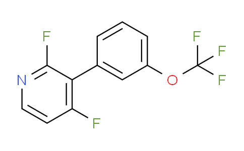 AM79597 | 1261830-96-9 | 2,4-Difluoro-3-(3-(trifluoromethoxy)phenyl)pyridine