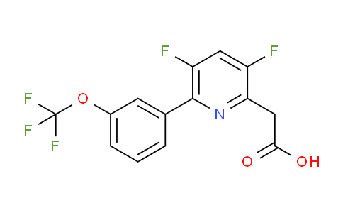AM79612 | 1261840-63-4 | 3,5-Difluoro-6-(3-(trifluoromethoxy)phenyl)pyridine-2-acetic acid
