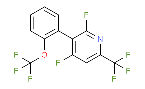 AM79614 | 1261764-00-4 | 2,4-Difluoro-3-(2-(trifluoromethoxy)phenyl)-6-(trifluoromethyl)pyridine