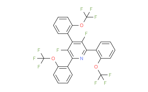 3,5-Difluoro-2,4,6-tris(2-(trifluoromethoxy)phenyl)pyridine