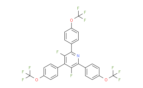 3,5-Difluoro-2,4,6-tris(4-(trifluoromethoxy)phenyl)pyridine