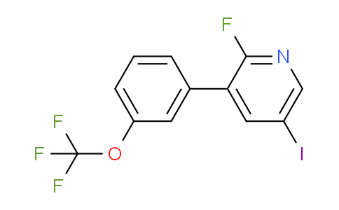 AM79629 | 1261764-34-4 | 2-Fluoro-5-iodo-3-(3-(trifluoromethoxy)phenyl)pyridine