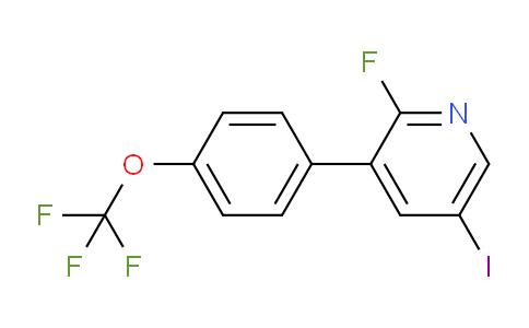 AM79630 | 1261459-19-1 | 2-Fluoro-5-iodo-3-(4-(trifluoromethoxy)phenyl)pyridine