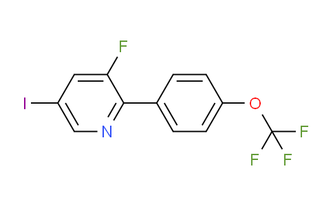 AM79633 | 1261858-08-5 | 3-Fluoro-5-iodo-2-(4-(trifluoromethoxy)phenyl)pyridine