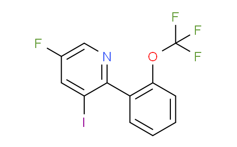 AM79634 | 1261557-65-6 | 5-Fluoro-3-iodo-2-(2-(trifluoromethoxy)phenyl)pyridine