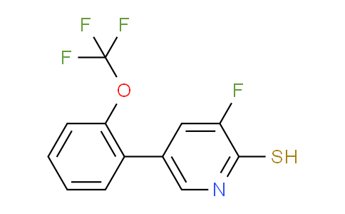 AM79637 | 1261658-30-3 | 3-Fluoro-2-mercapto-5-(2-(trifluoromethoxy)phenyl)pyridine
