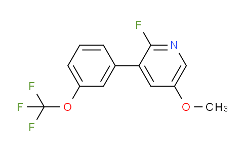 AM79647 | 1261731-52-5 | 2-Fluoro-5-methoxy-3-(3-(trifluoromethoxy)phenyl)pyridine